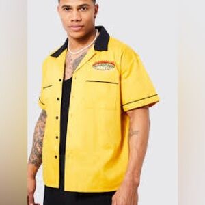 Boxy Cotton Official Embroidered Shirt